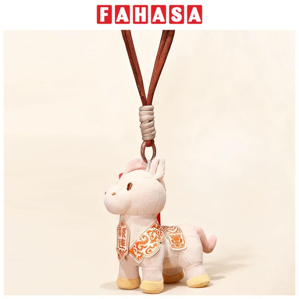 Móc Khoá Thú Bông Hình Ngựa - LC5064-65-66 - Màu Be