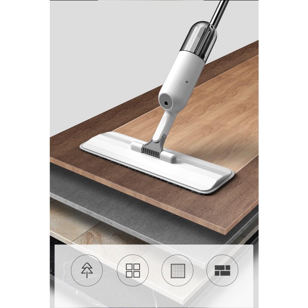 Cây lau nhà bình xịt nước tặng 2 miếng lau Home Helper - AsiaMart