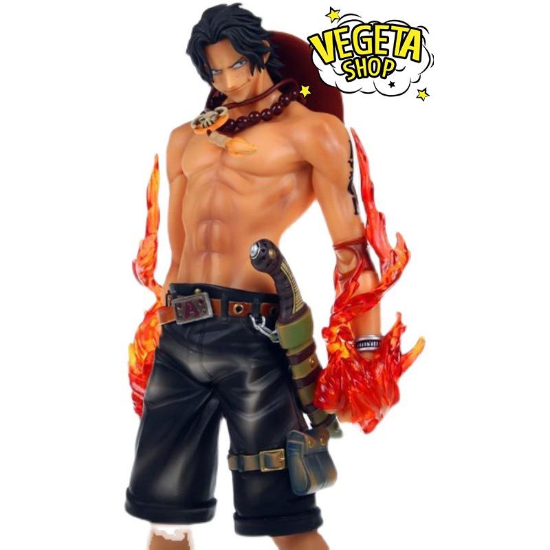 Mô hình One Piece - Ace - Postgas D. Ace hiệu ứng lửa cực to nét đẹp cầm nặng tay giá cực rẻ - Fullbox - Cao 26cm