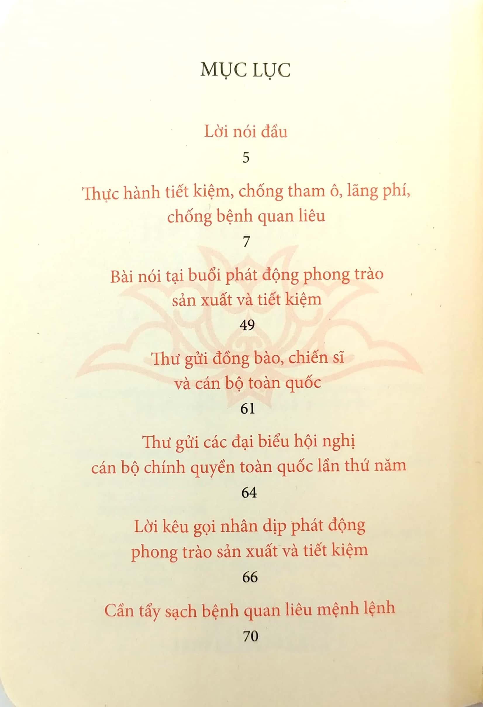 Sách Di Sản Hồ Chí Minh - Thực Hành Tiết Kiệm, Chống Tham Ô, Lãng Phí, Chống Bệnh Quan Liêu (Khổ Nhỏ)(Tái Bản 2020)