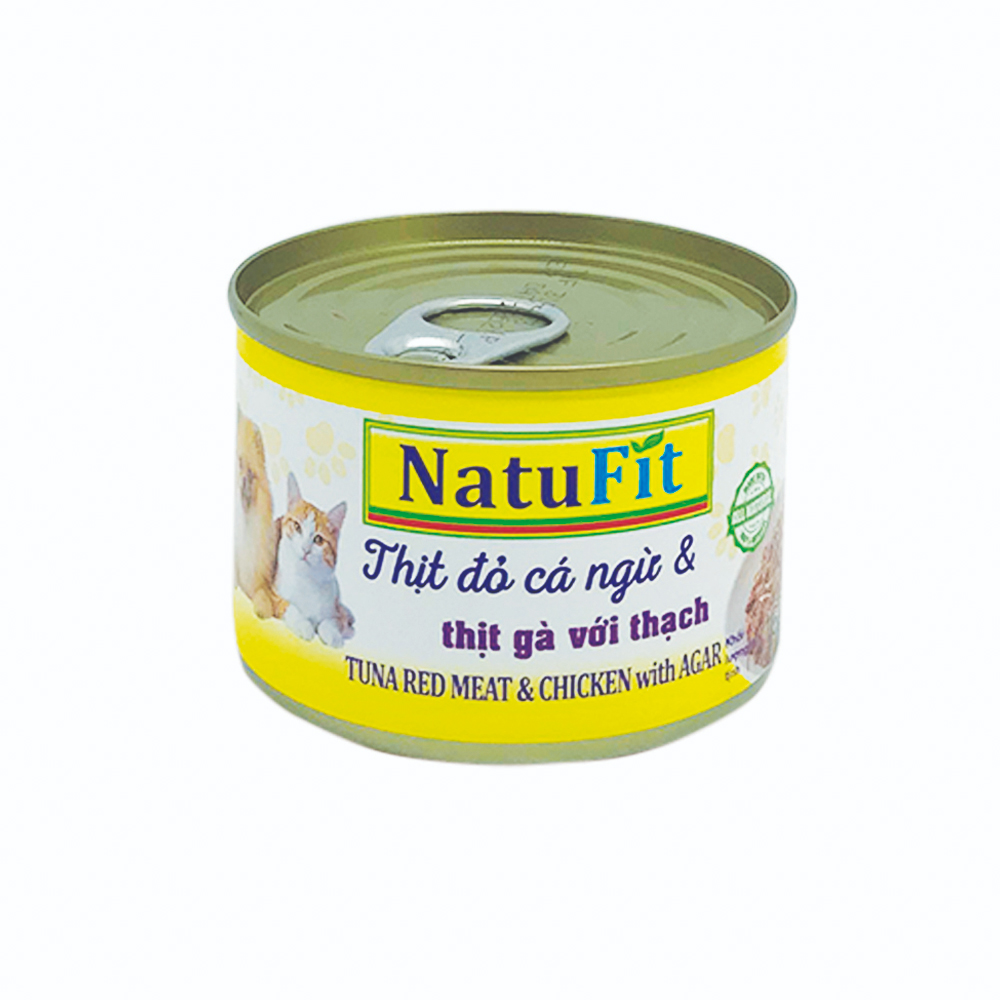 Thức Ăn Chó Mèo Pate NATUFIT Hộp 160gram