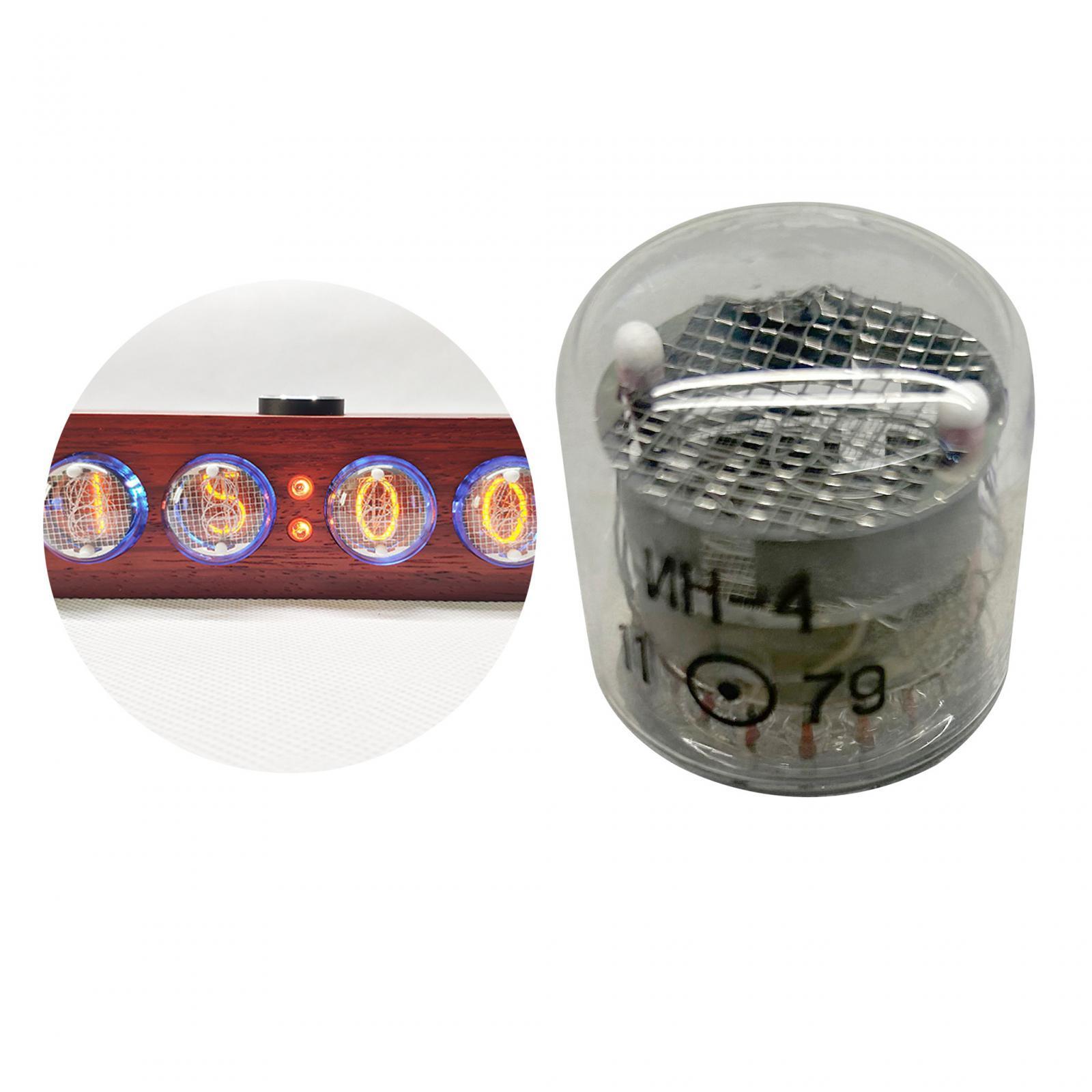 In4 Nixie Tubes Retro Desktop Digital Clock for Bedroom Clock Glow