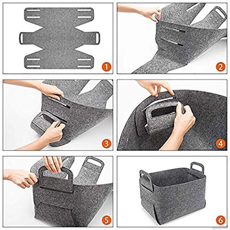 Rổ đựng đồ dùng có thể gấp gọn tiện dụng cho gia đình