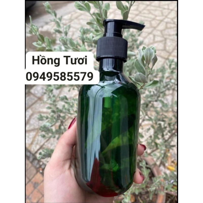 CHAI NHỰA XANH ĐẦU VÒI XỊT TL 250->300ml
