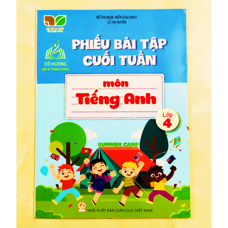 Sách - Phiếu bài tập cuối tuần tiếng anh 4