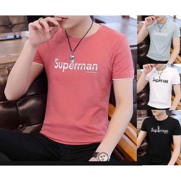 Mẫu áo thun nam tay ngắn áo phông cổ tròn 4 màu được yêu thích nhất superman 06