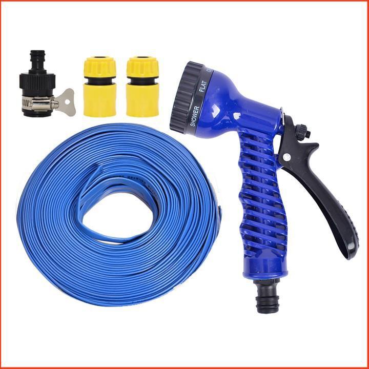 Bộ dây tăng áp 3 lần vòi xịt nước rửa xe, tưới cây loại 3-5m 206843