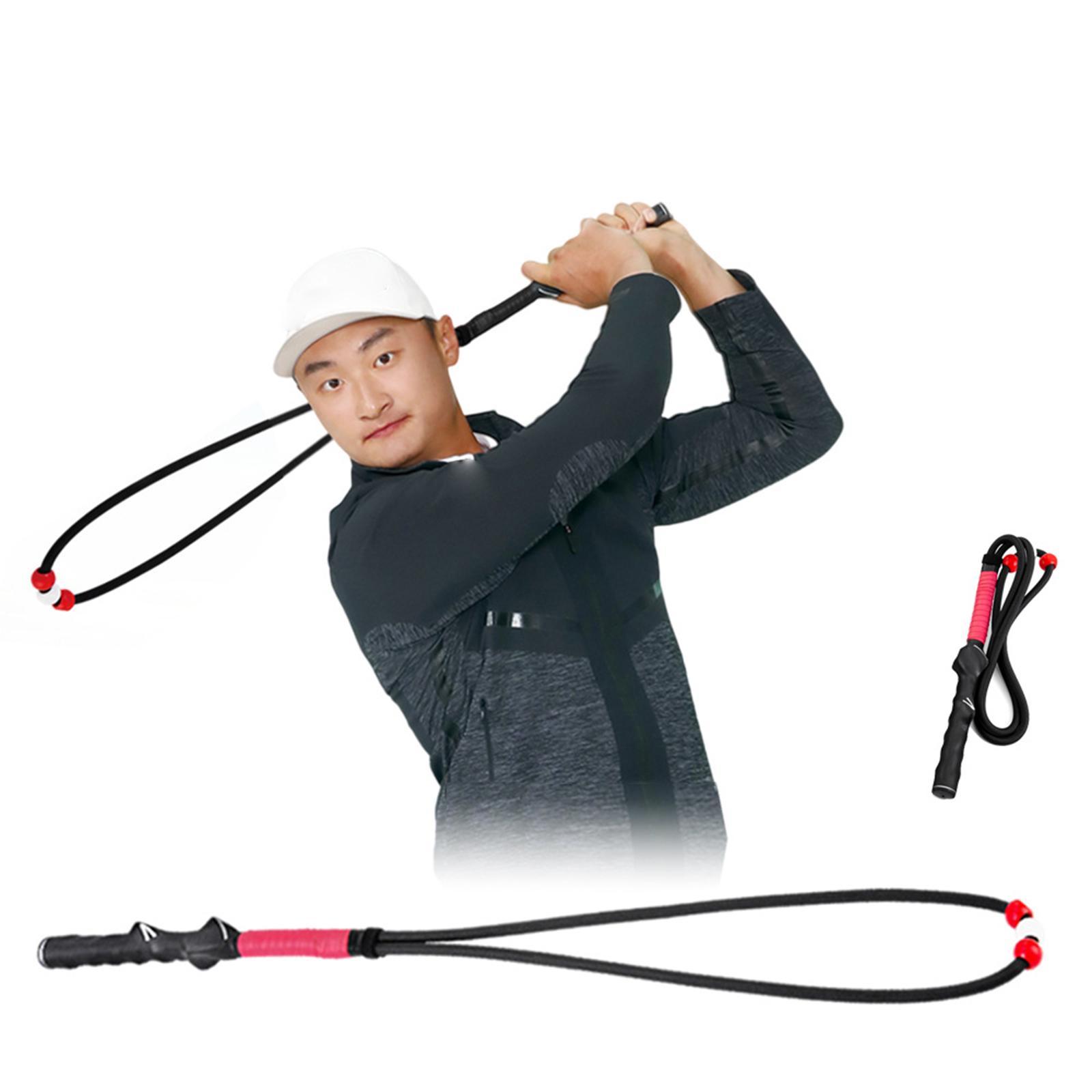 Portable Golf Swing Training Aid Practice Rope Trainer for Women Men