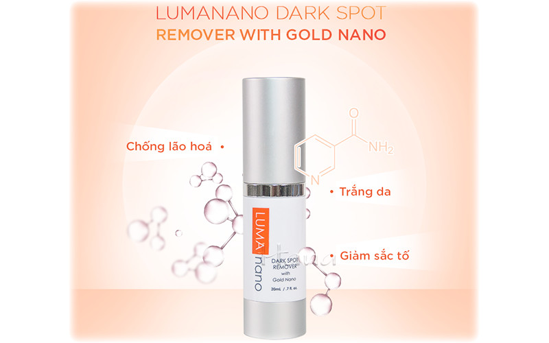 Serum giảm nám da Luma Nano Dark Spot Remover with Gold Nano