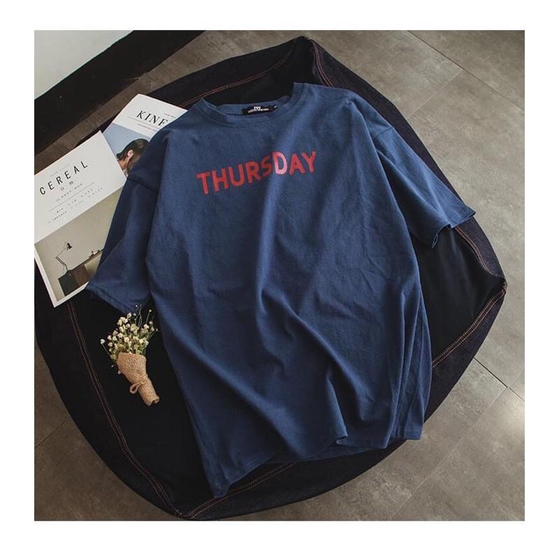 ÁO THUN 7 NGÀY TRONG TUẦN UNISEX NAM NỮ CHẤT LIỆU COTTON CAO CẤP