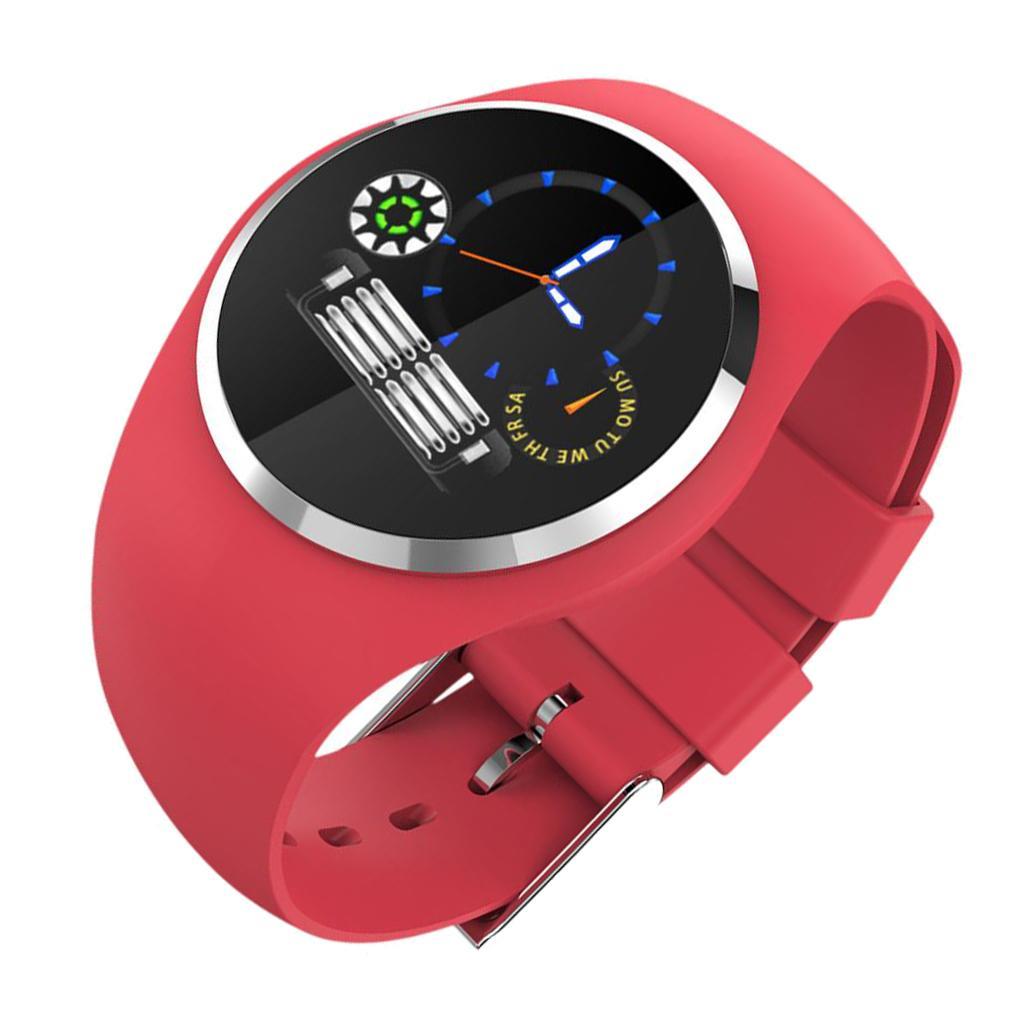 Sport Fitness Tracker Smart  Monitor Bluetooth 4.0 Red