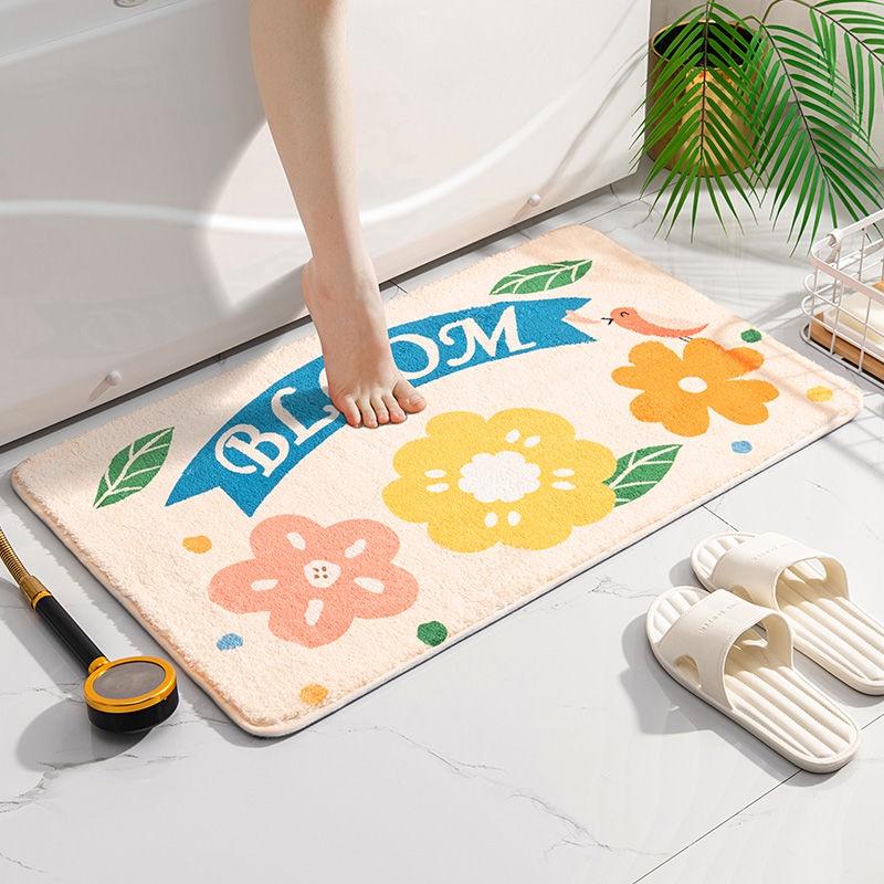 Thảm Lót Sàn Thấm Hút Nước Chống Trượt Cho Phòng Tắm/Phòng Ngủ/Nhà Vệ Sinh