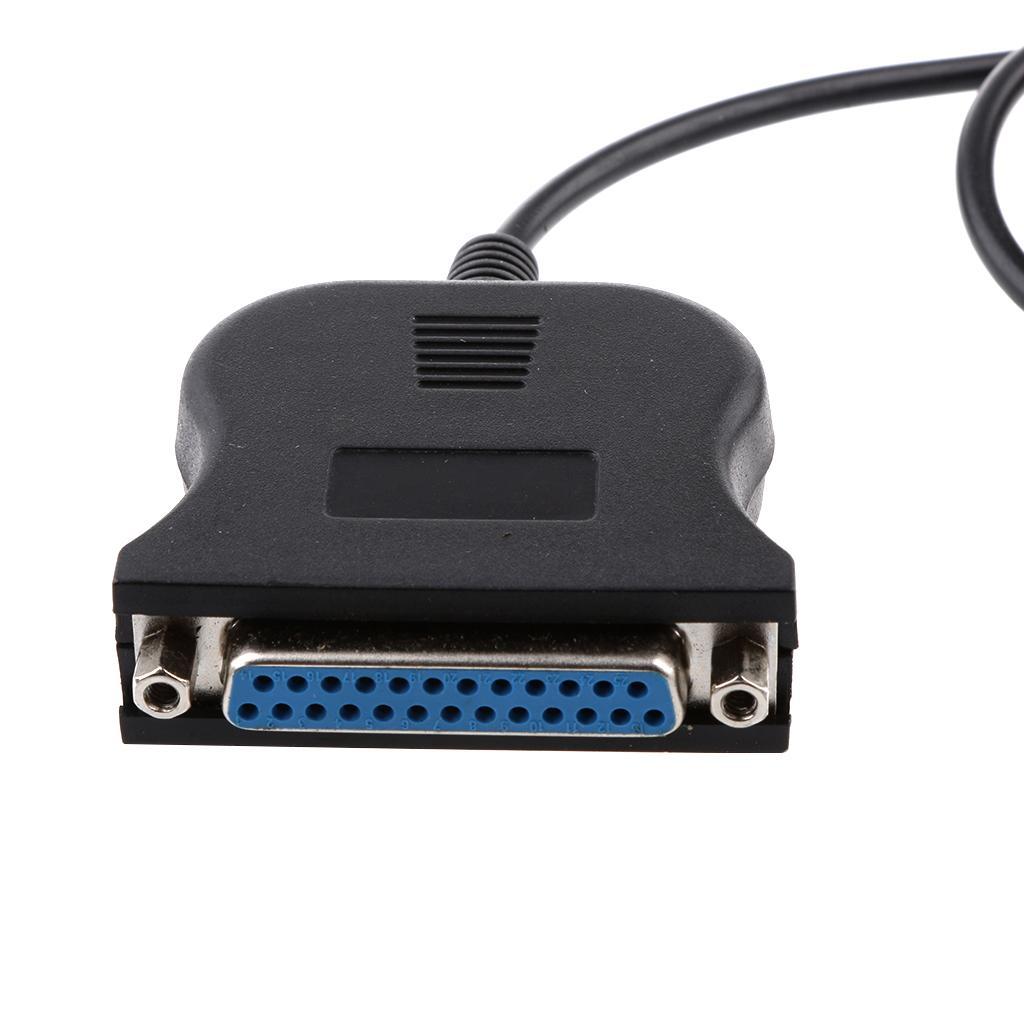 USB2.0 to DB25 Parallel Printer LPT Adapter Lead Cable 1284 for Laptop