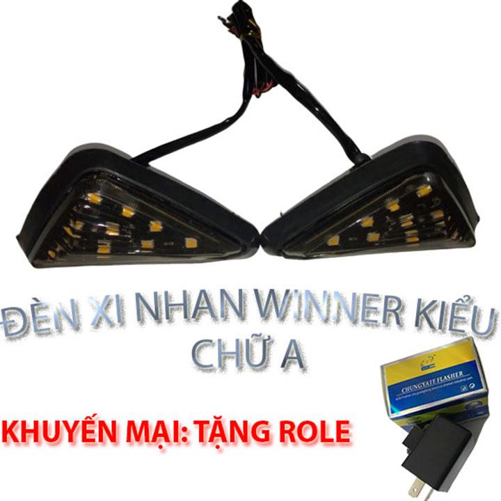 ĐÈN XI NHAN  WINNER X , BỘ ĐÈN XI NHAN TAM GIÁC CHO XE WINNER X ĐẸP QUÊN LỐI VỀ - MÀU VÀNG-XNTG