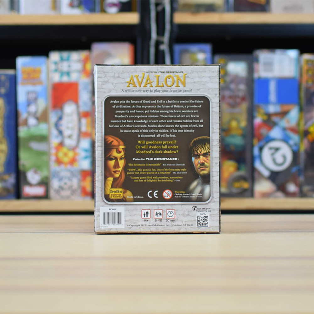 Trò Chơi Board Game Avalon Tiếng Anh Hộp Lớn Chất Lượng Cao