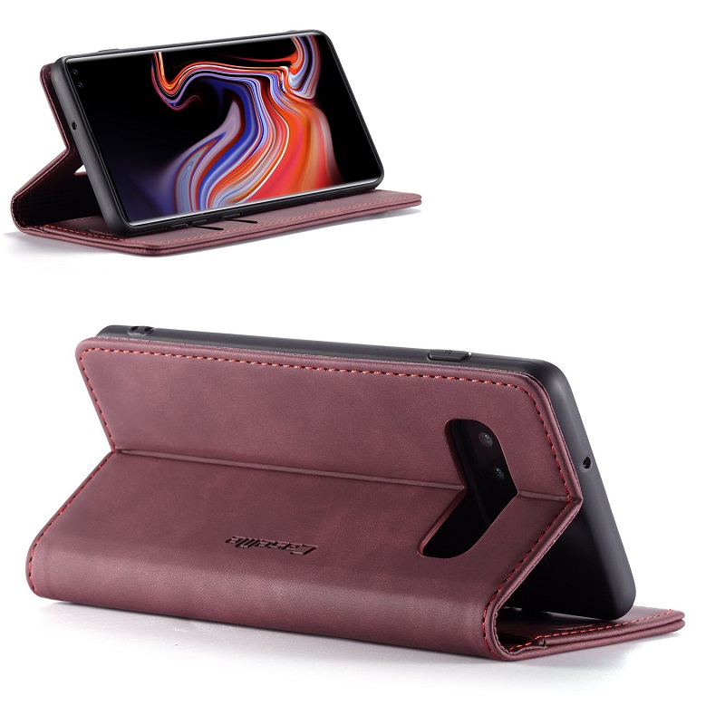 Bao da cao cấp dành cho SamSung Galaxy S10 5G dạng ví chính hãng Caseme - Hàng Nhập Khẩu