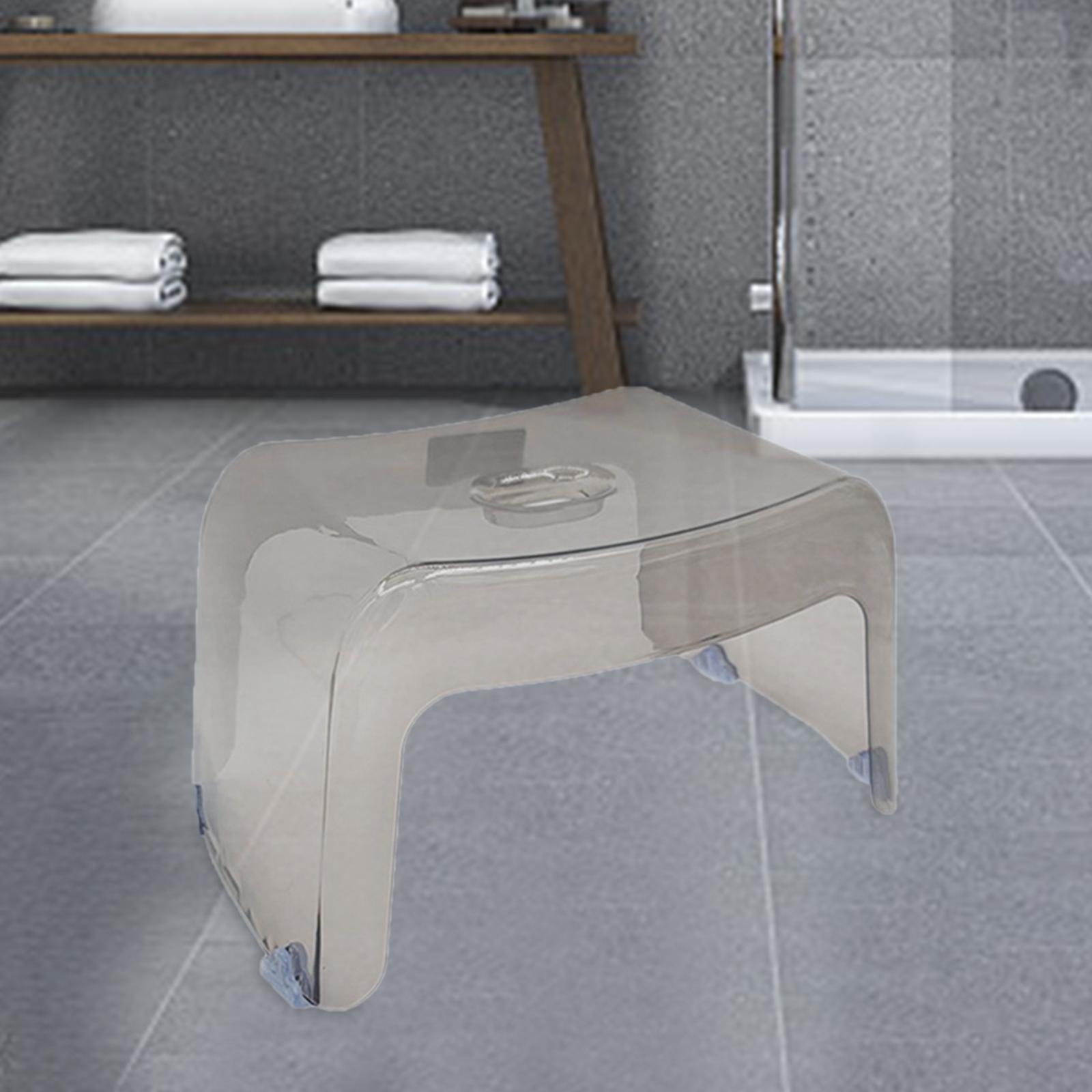 Acrylic Step Stool for Kids Non Slip Stable for Apartment Living Room Adults