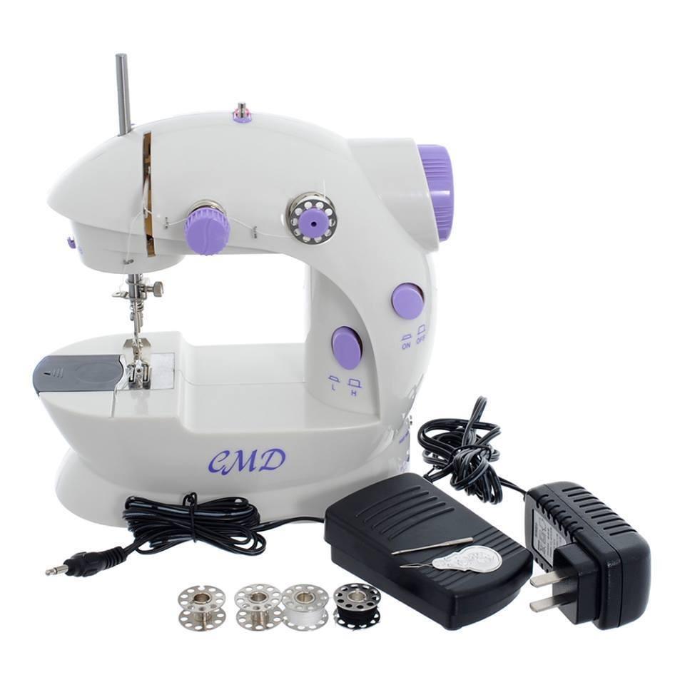 Máy khâu mini cao cấp CMD có đèn may được tất cả các loại vải, dễ mang theo, bảo quản