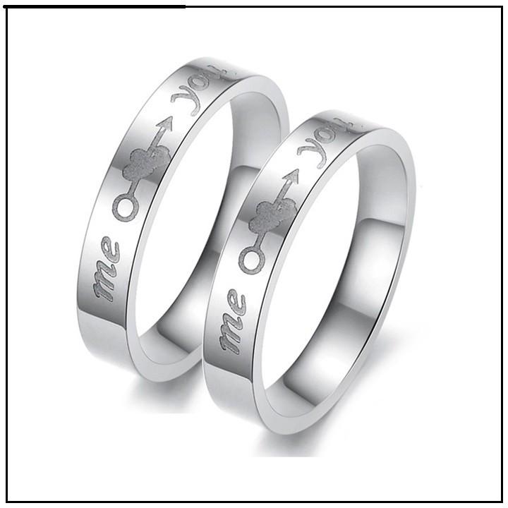 NHẪN ĐÔI INOX ME YOU