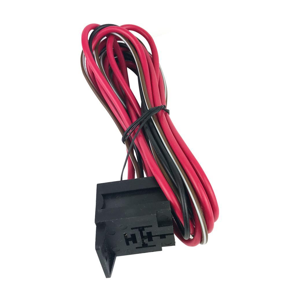 New Electric Cooling Fan Wiring Install Kit 185/165 Thermostat 50 Amp Relay.