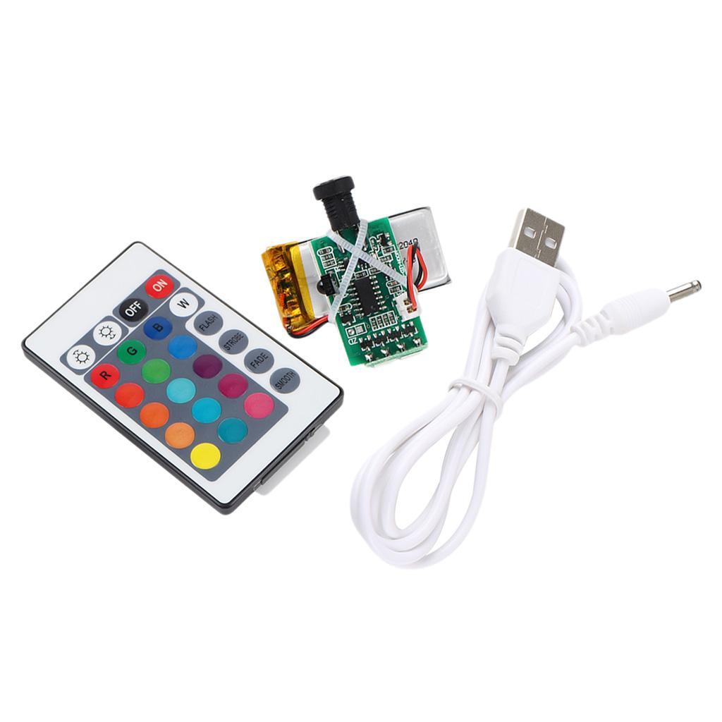 5Pcs 16 Colors USB Touch Printing Moon Light Lamp