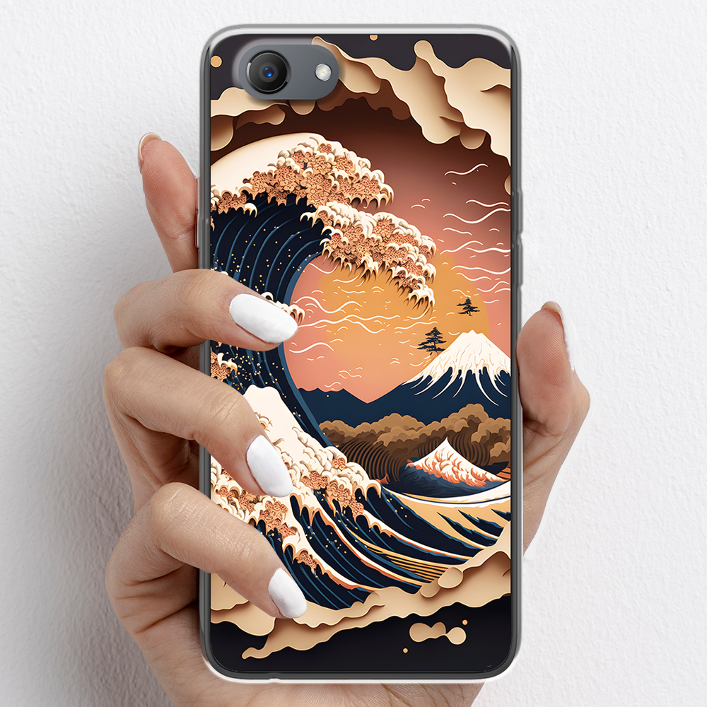 Ốp lưng cho Oppo F7, Oppo F7 Youth nhựa TPU mẫu Sóng biển