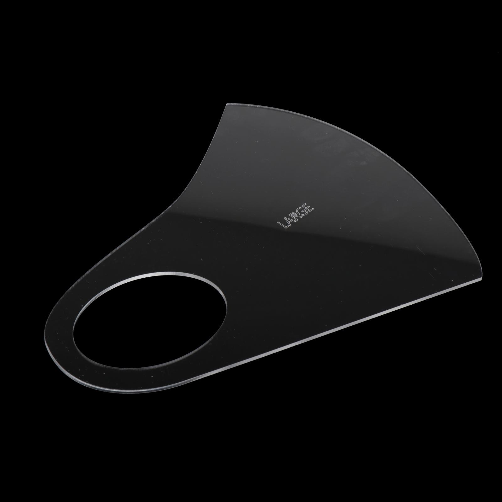 Non-Slip Sewing Ruler Template Plastic Handmade Face Mask Making Sewing Pattern for Kids Adults Beginners