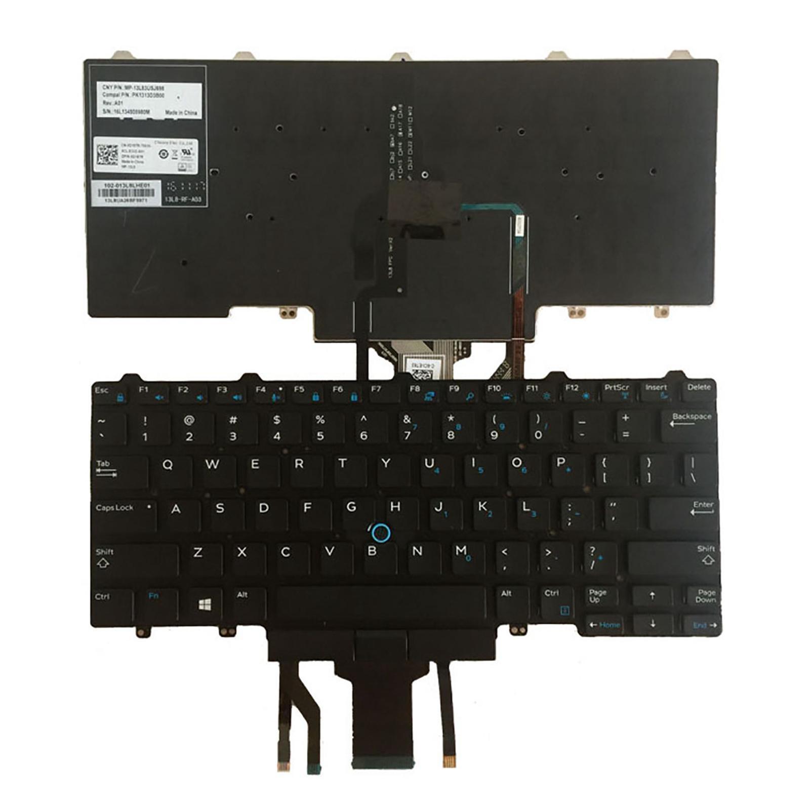 Keyboard US Layout Backlit For Dell Latitude E5450 E7250 E7450 E7470 E5470