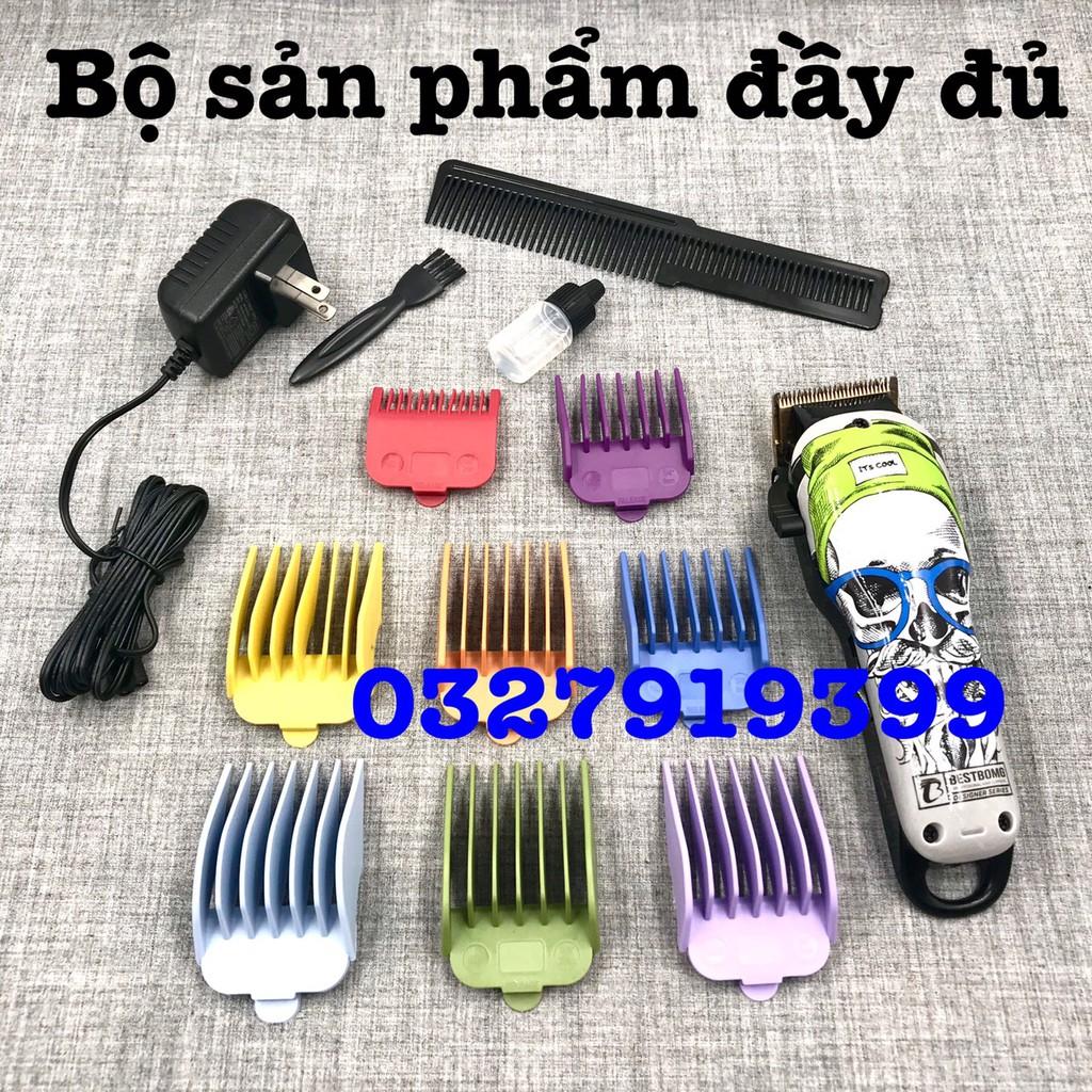 Tông đơ cắt tóc BESTBOMG cao cấp - tăng tốc bộ 8 cữ