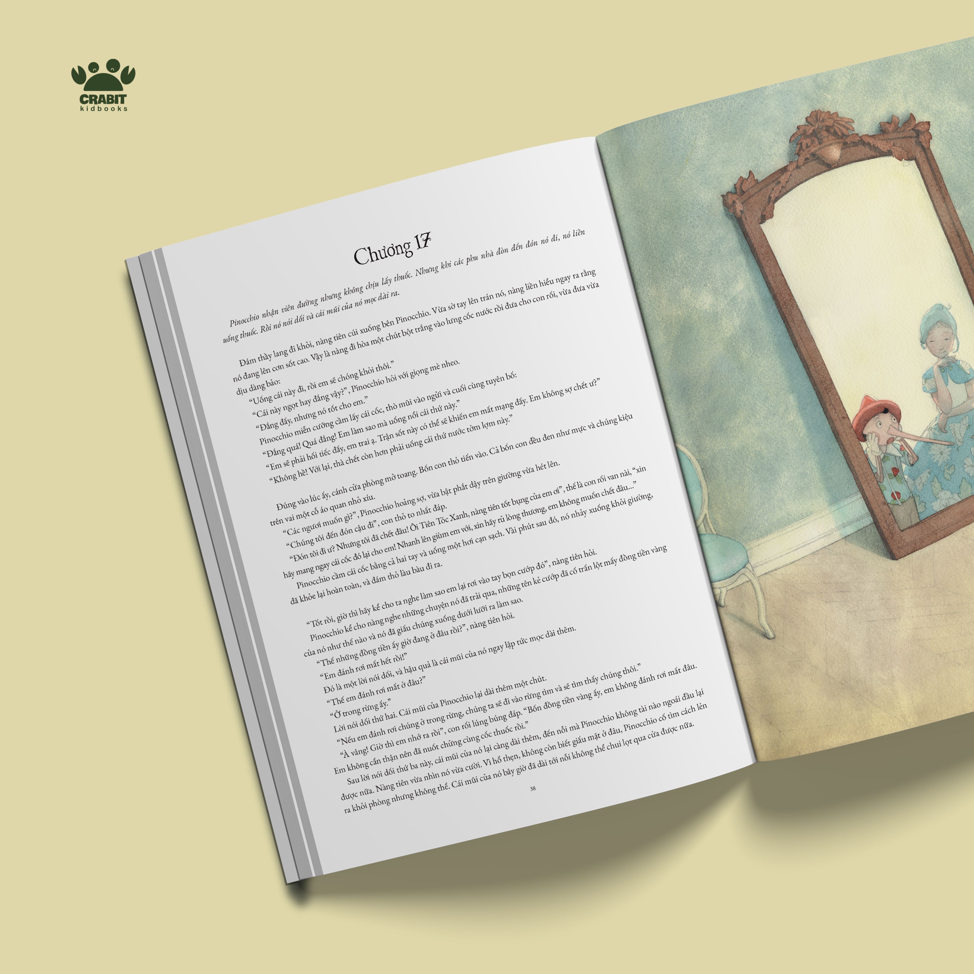 Sách - Pinocchio - Crabit Kidbooks