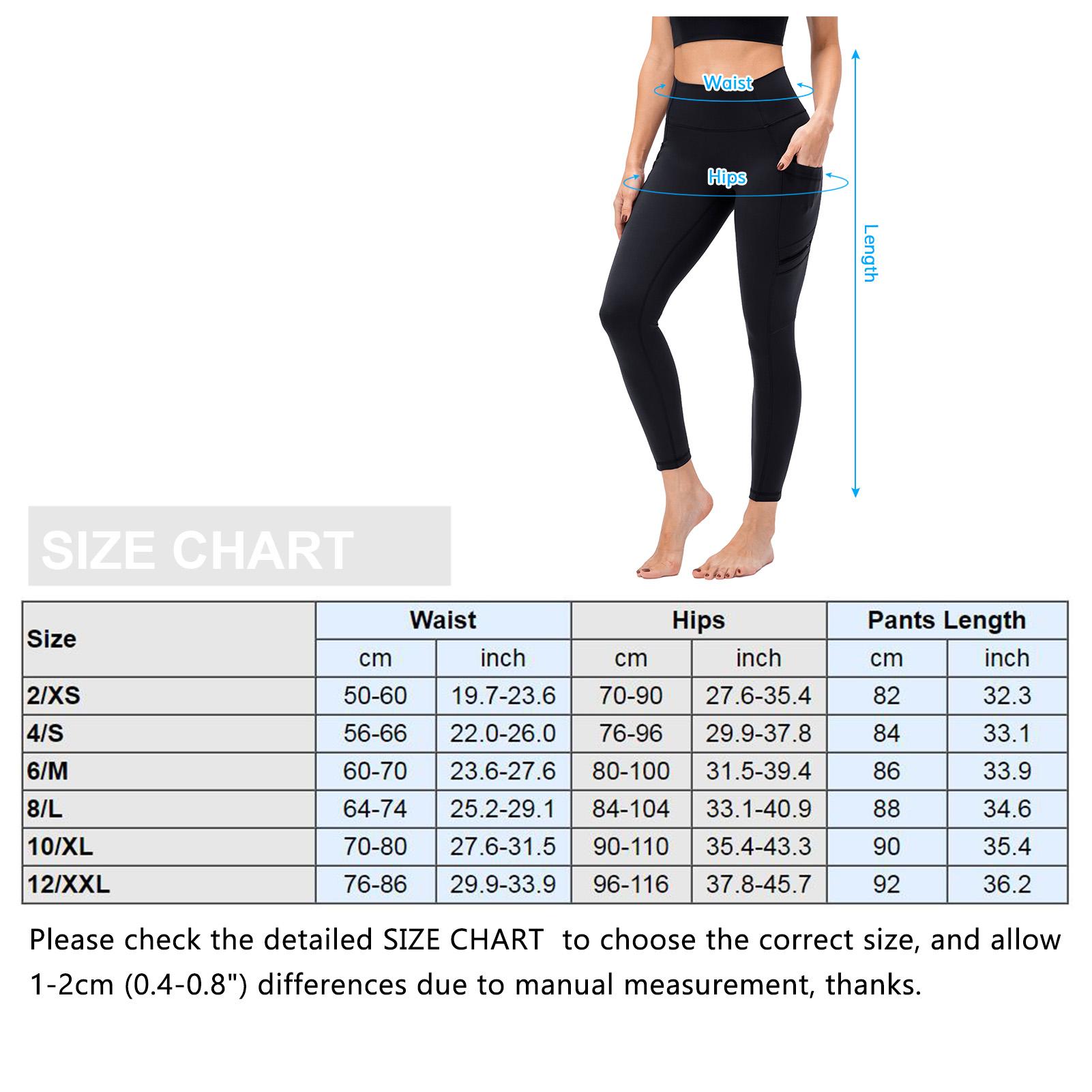 Quần legging yoga nữ với túi bên hông rộng eo cao bó sát