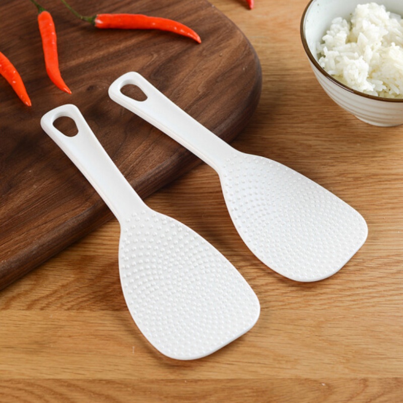 Muôi xới cơm kháng khuẩn dáng đứng Echo Metal 18cm - Made in Japan