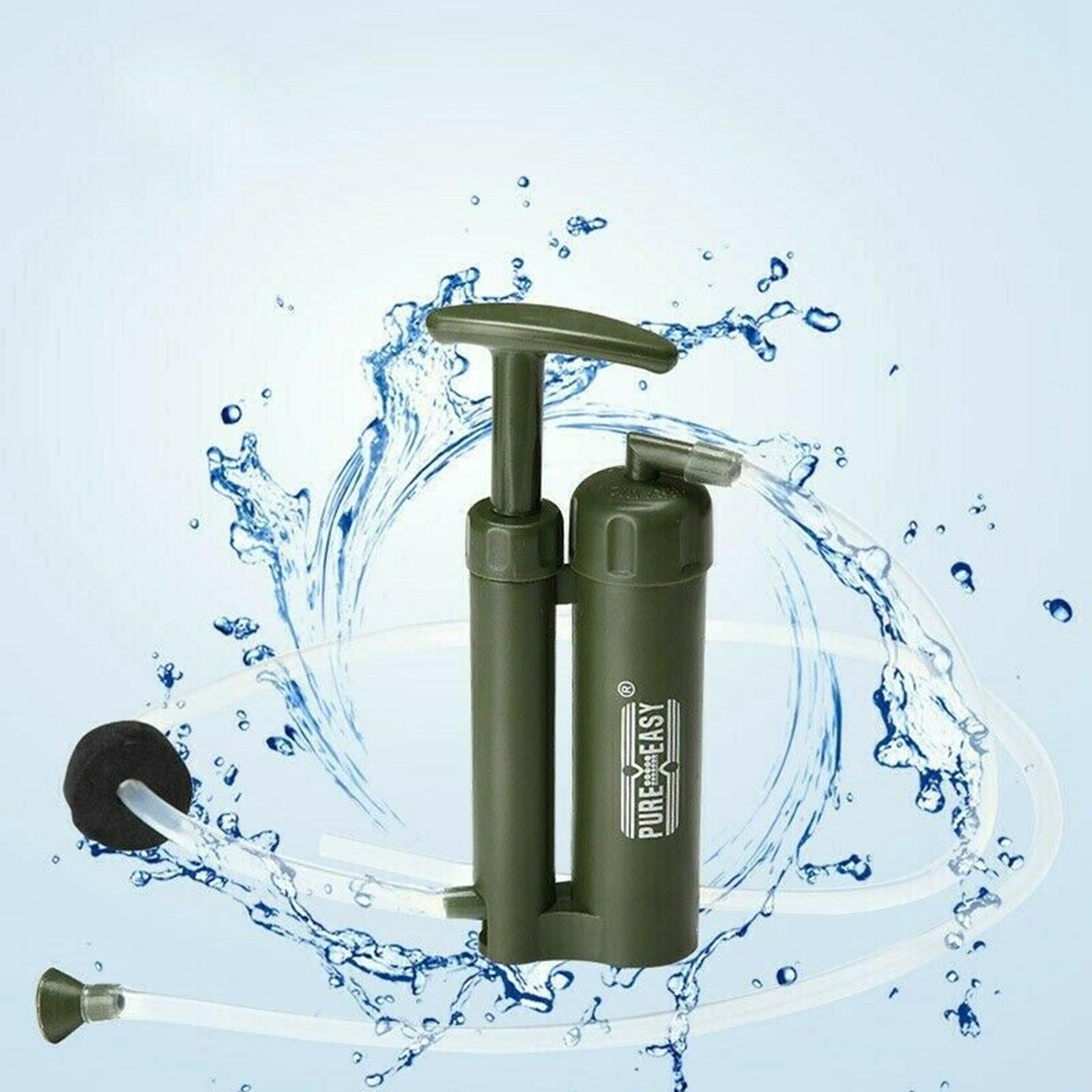 Outdoor Water Purifier Ultra Filter Pump Hiking Emergency Water Purification Kit