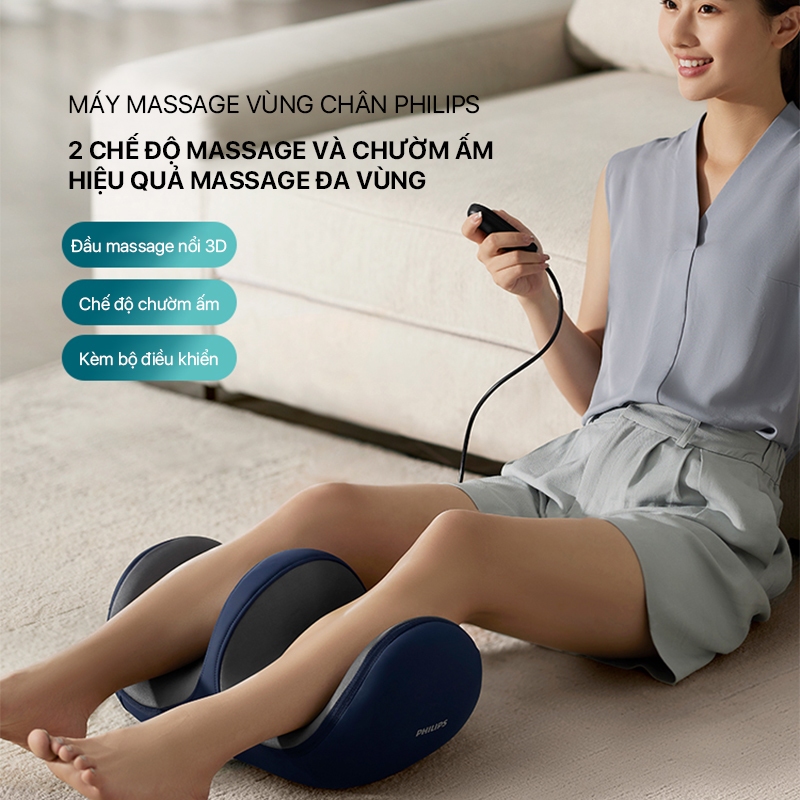 Máy Massage Chân Bấm Huyệt Đa Năng Philips PPM6331 - Hàng nhập khẩu