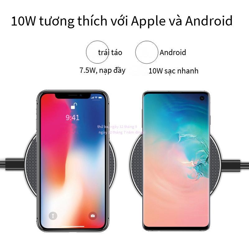 Đảm Bảo Chất Lượng 10W Sạc Không Dây QI Sạc Nhanh Cho Điện Thoại Di Động Thích Hợp Cho Huawei Apple Oppo Sạc Không Dây Xiaomi
