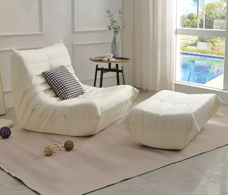 Ghế Sofa Thư Giãn, Ghế Togo Đệm Nguyên Khối Siêu Êm Bọc Da Cao Cấp Sang Trọng