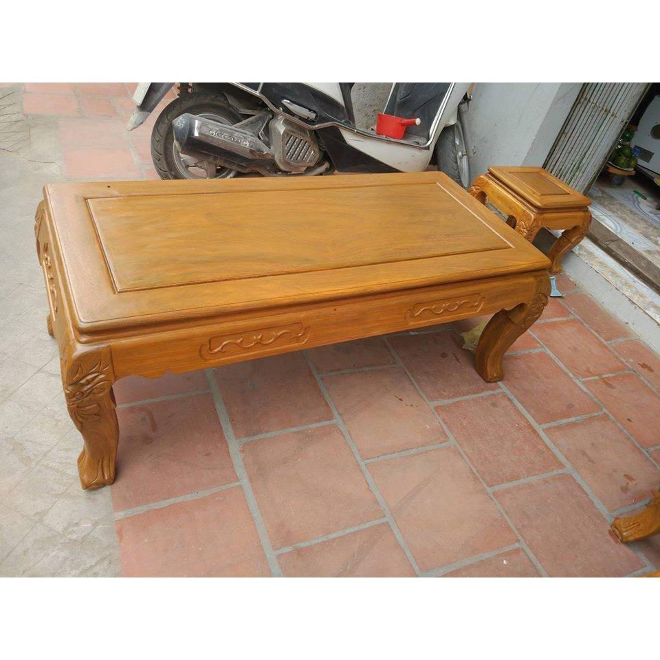 Bộ bàn ghế gỗ phòng khách minh quốc đào gỗ lim
