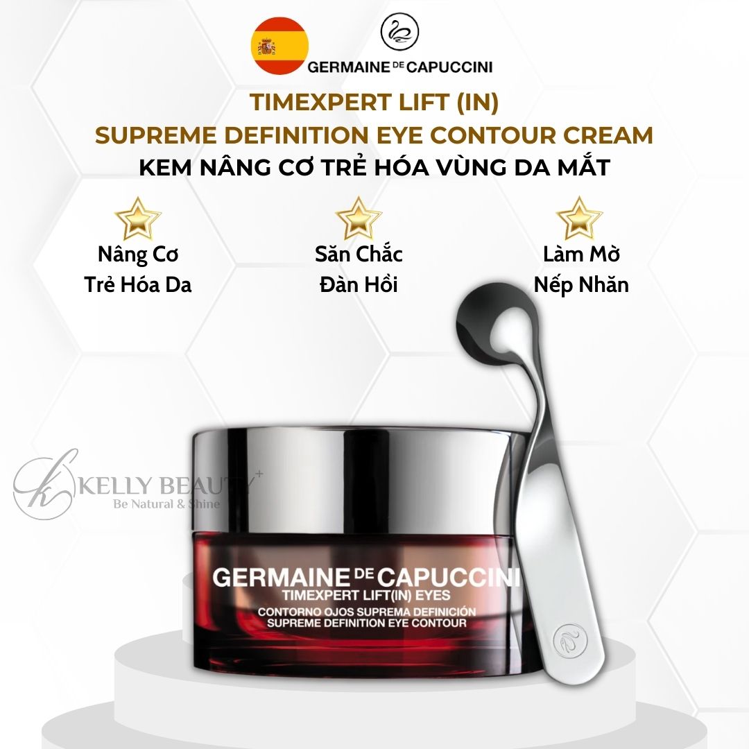 Kem Dưỡng Mắt GERMAINE TIMEXPERT LIFT (IN) Supreme Definition Eye Contour | Kelly Beauty