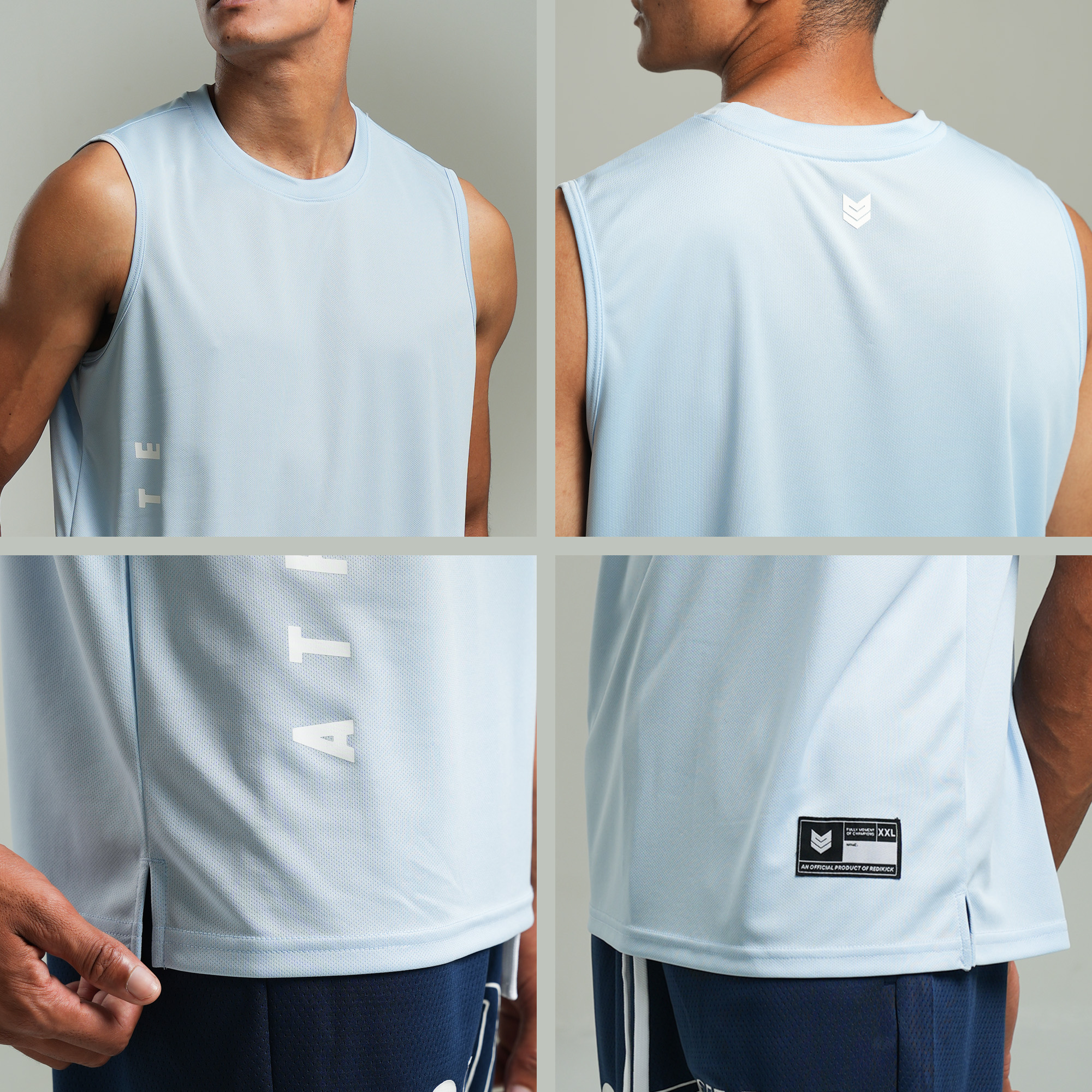 Áo thể thao ba lỗ Redikick Athletic Club Tank Top co giãn thoáng mát Bóng Rổ, Pickle ball, Gym, Chạy Bộ, Bóng Đá, Tennis