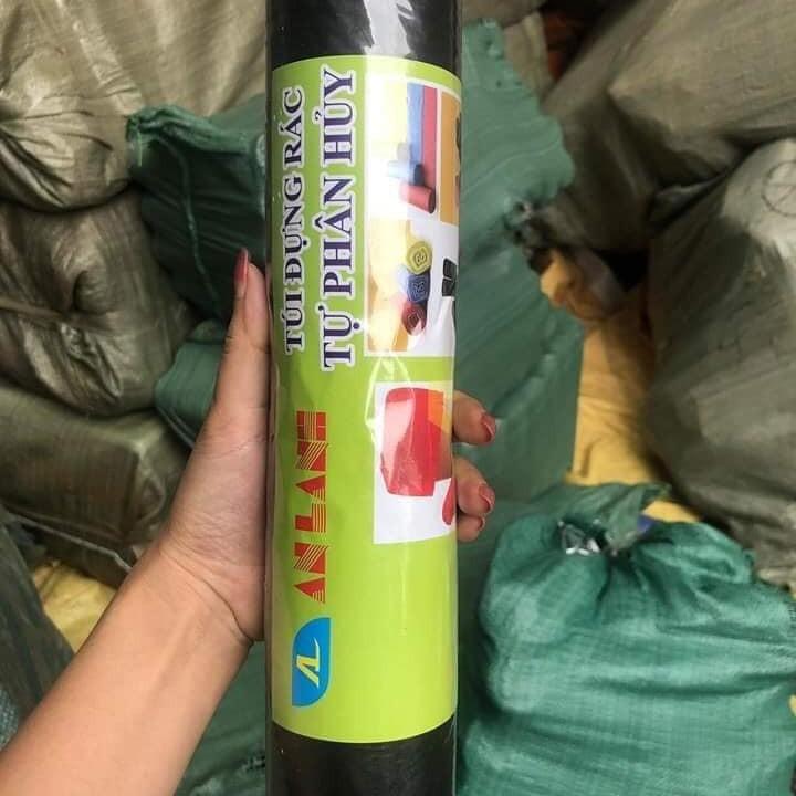 CUỘN TÚI ĐỰNG RÁC ĐEN TỰ PHÂN HỦY
