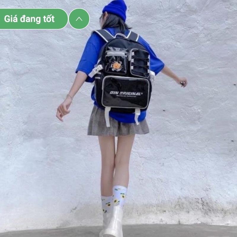 Balo Ulzzang Chống Thấm, Balo Unisex, Balo Thời Trang - BALO BIN ORIGINALL