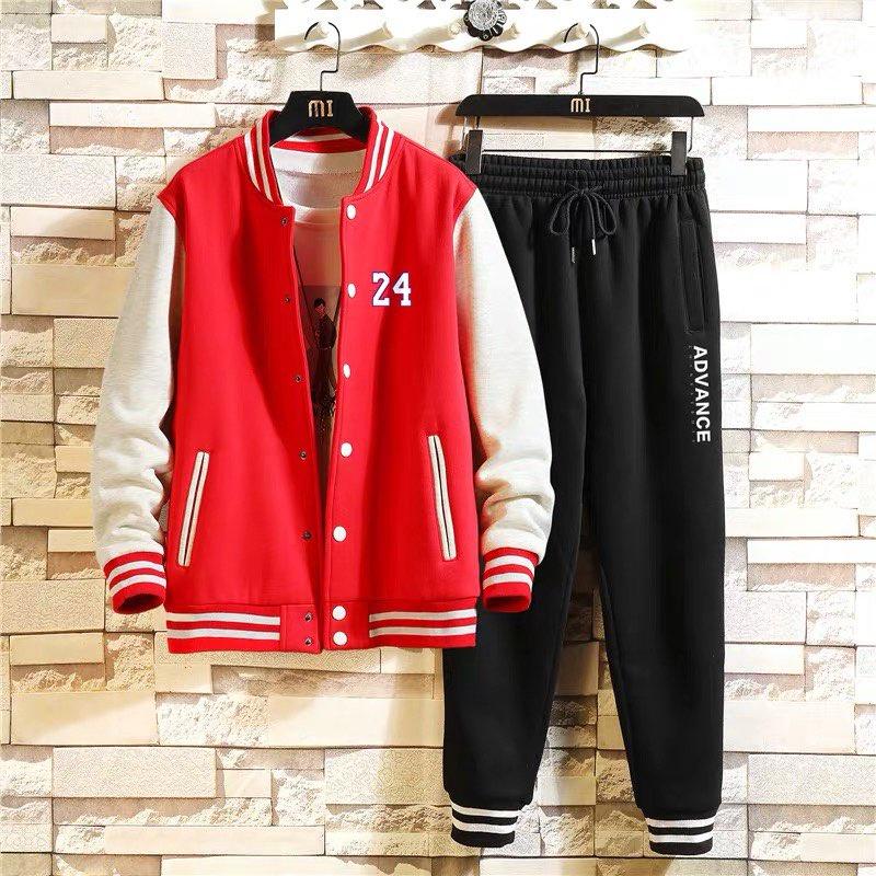 Bộ Quần Áo Nam Nữ Unisex Áo Khoác Bomber Phối Quần Dài Bo Gấu Thời Trang Zenkonu QA NAM 1000105