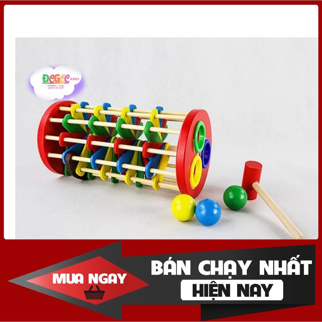 Đồ chơi gỗ giải trí - Đập bóng lốc xoáy - đồ chơi gỗ cho bé từ 2 tuổi trở lên