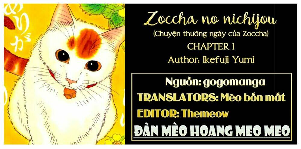 cuộc sống thường nhật của mèo zaccho chapter 1 1