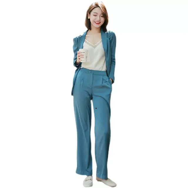 Bộ vest nữ cổ viền ve màu cốm thanh lịch, trẻ trung chất linen cao cấp, thời trang công sở Đũi Việt