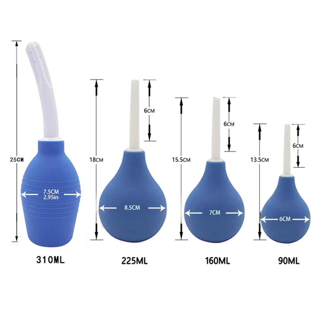 2 Pcs 90ml+310ml   Douche Enema Bulb Douche Enema Cleaner for Men Women