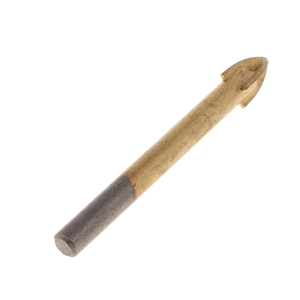 Carbide Cross Spear Head Glass Marble Tile Thread Drill Bits