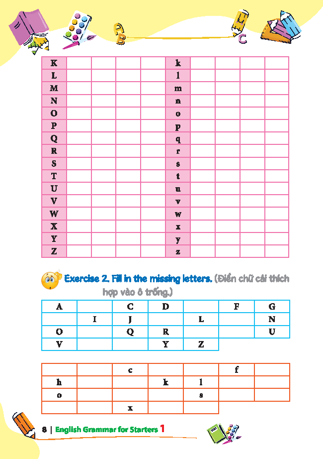 English Grammar For Starters 1 (Có Đáp Án)