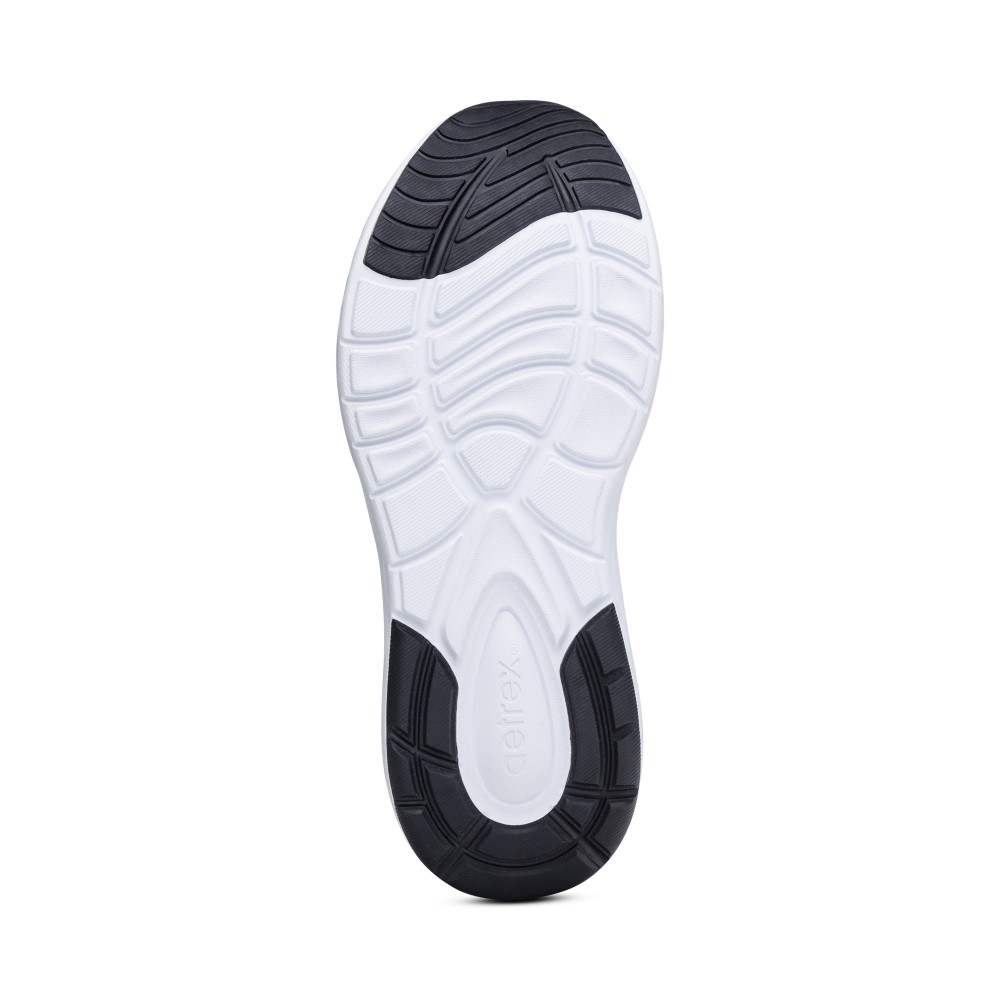 Giày sức khỏe nam Aetrex Chase Black -  Giày thể thao nam nâng vòm chân, đế nhẹ, êm