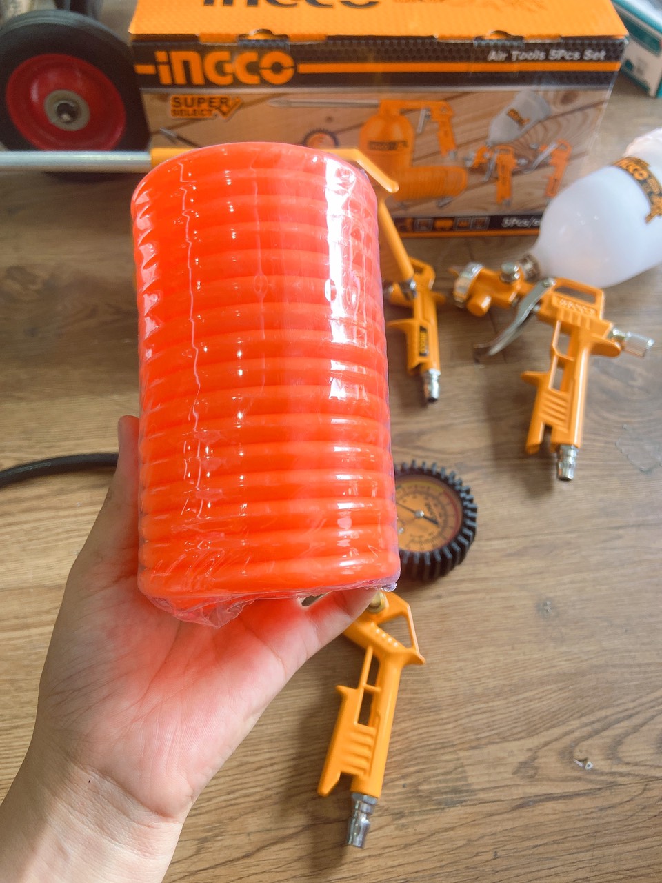 Bộ 5 công cụ dùng khí ingco AKT0053-3